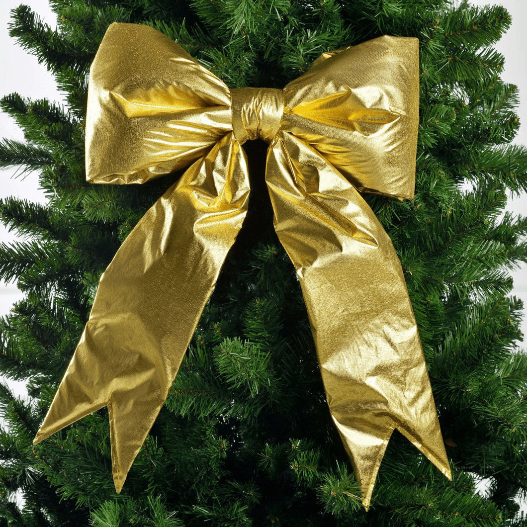 Golden Festive Velvet Bow - ironyhome