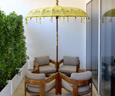 Goldfinch Parasol with Gold Detailing - ironyhome