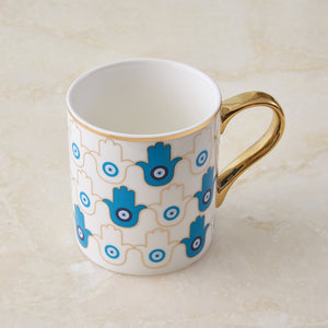 Hamsa Print Ceramic Mug