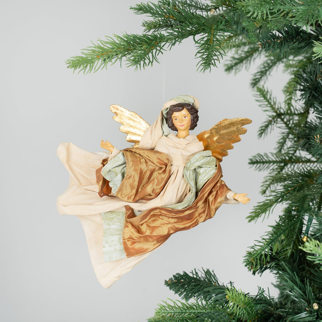 Harmony Angel Ornament in Ivory - Set of 4 - ironyhome