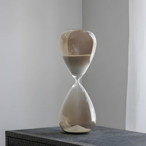 Hourglass with Bronze Finish & White Sand