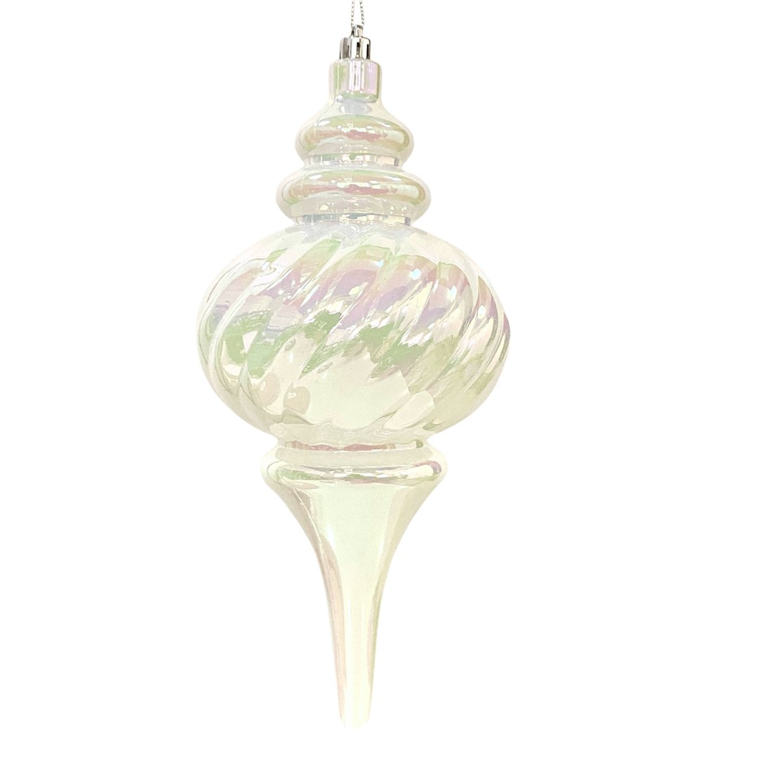 Iridescent Candy Finial Ornament