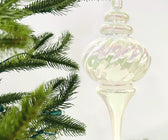 Iridescent Candy Finial Ornament - Set of 4 - ironyhome