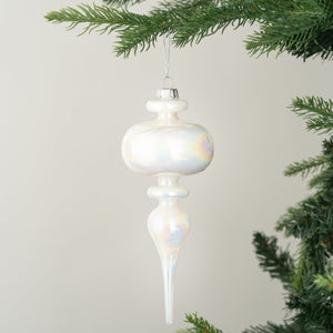Iridescent Finial Ornament - Set of 6 - ironyhome