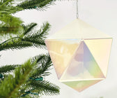 Iridescent Geometric Ornament - Set of 4 - ironyhome