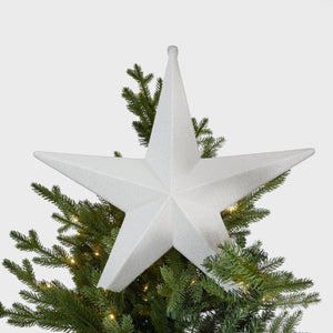 Iridescent Glitter Star Christmas Tree Topper / Ornament - ironyhome