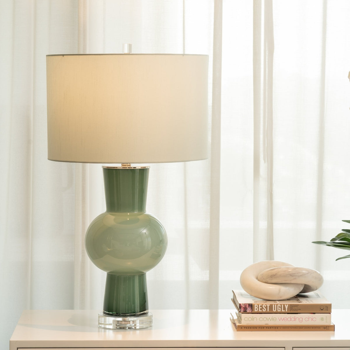 Jade Dune Table Lamp