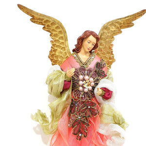 Kaira Flying Angel Ornament - Pink