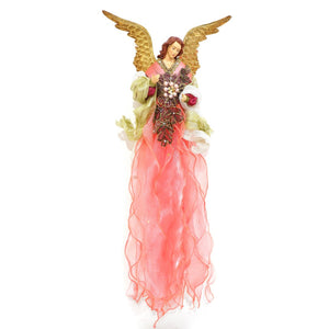 Kaira Flying Angel Ornament - Pink