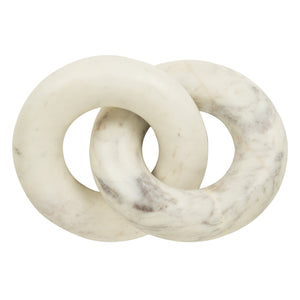 Knotted White Marble Chain