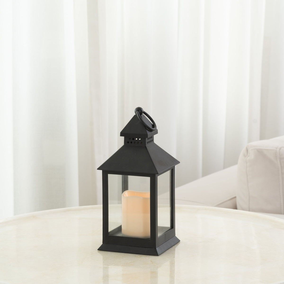 Lantern Table Top with LED Candle