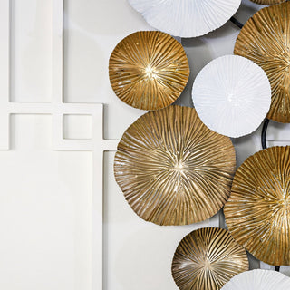 Large Mixed Metal Wall Art - ironyhome