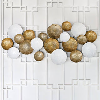 Large Mixed Metal Wall Art - ironyhome