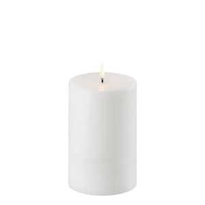 LED pillar candles Nordic white