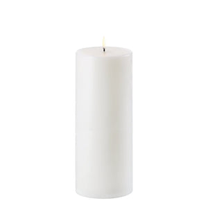 LED pillar candles Nordic white