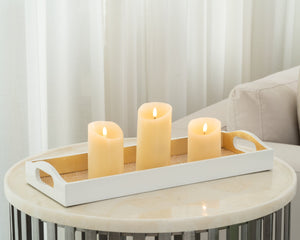 LED Wax Candles with Flame