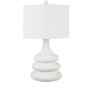 Ledger Triple Stacked Ceramic Table Lamp