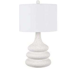 Ledger Triple Stacked Ceramic Table Lamp - ironyhome