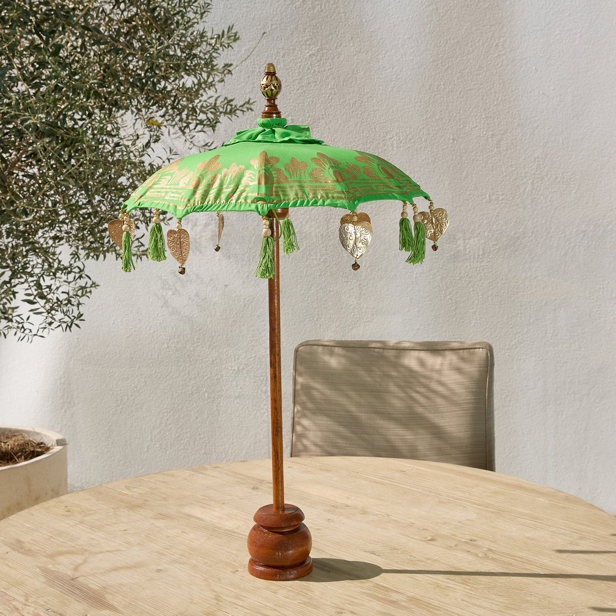 Lemongrass Balinese Large Table Parasol