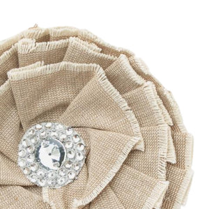 Linen Flower Clip-on Ornament