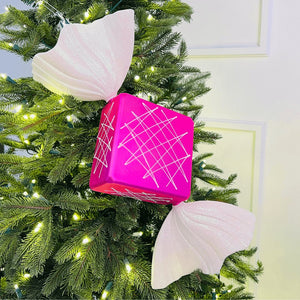 Matte Pink Diamond Candy Ornament - ironyhome