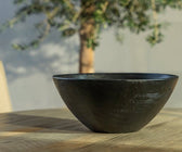 Medium Black Mango Wood Bowl - ironyhome