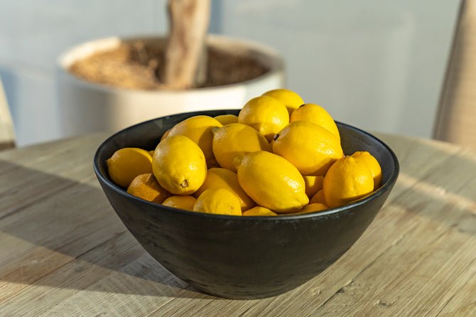 Medium Black Mango Wood Bowl