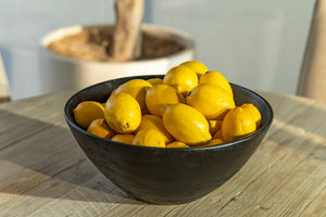 Medium Black Mango Wood Bowl