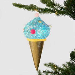 Merry Snow Cone Ornament - Set of 6 - ironyhome