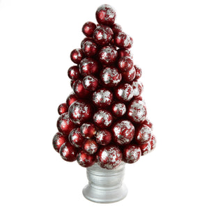 Metallic Red Bauble Tabletop