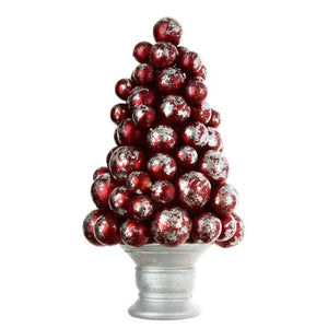 Metallic Red Bauble Tabletop