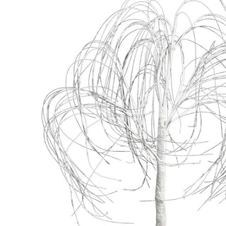 Micro LED Weeping Willow with Iridescent Glitter Branches - ironyhome