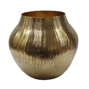 Midas Chiseled Gold Vase