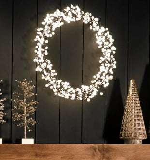 Modern LED Light Christmas Wreath - ironyhome