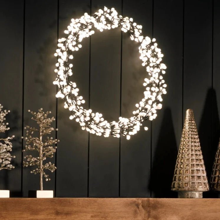 Modern LED Light Christmas Wreath