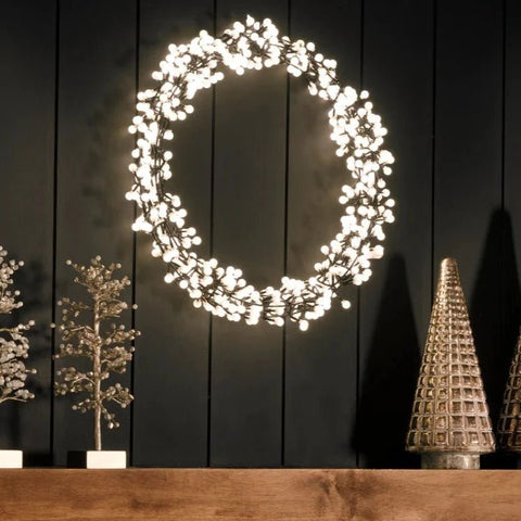 Modern LED Light Christmas Wreath - ironyhome