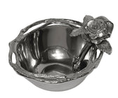 Nappy Bowl With Antique Rose Detailing - ironyhome