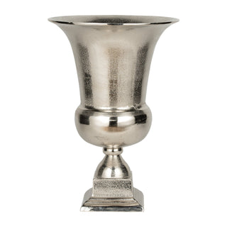 Natural Antique Finish Silver Flower Vase - ironyhome