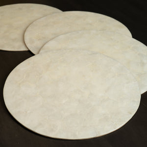 Natural Capiz Shell Placemat - Set of 4 - ironyhome