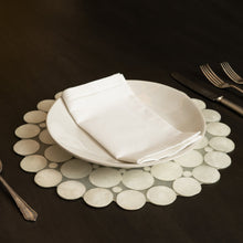 Natural Dotted Capiz Placemat - Set of 4 - ironyhome