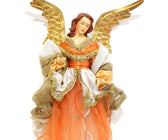 Nina Flying Angel Ornament - Copper - ironyhome