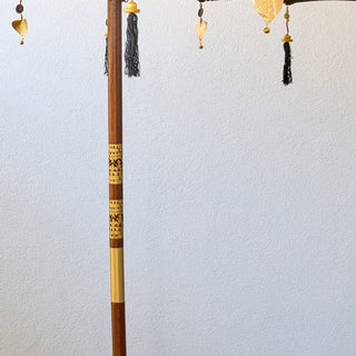 Noir d'Or Luxe Parasol with Gold Detailing - ironyhome
