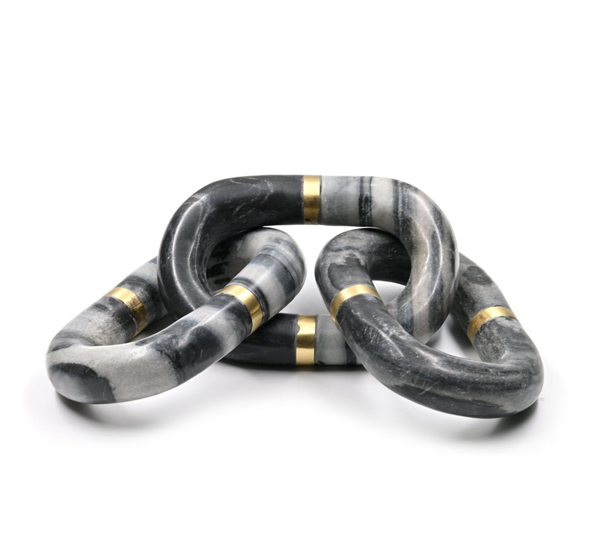 Noir Monochrome Marble Chain