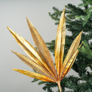 Palmetto Leaf Pick in Brilliant Gold - Set of 2 - ironyhome