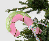 Pastel Candy Cane Ornament - Set of 4 - ironyhome