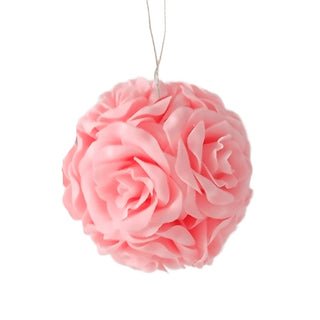 Peach Rose Flower Ornament - ironyhome
