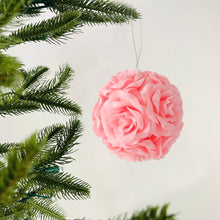 Peach Rose Flower Ornament - ironyhome