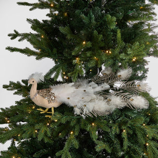 Peacock Bird Ornament - Sets of 2 - ironyhome