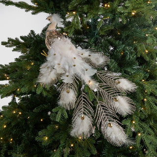 Peacock Bird Ornament - Sets of 2 - ironyhome