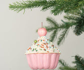 Pink Cupcake Ornament - Set of 4 - ironyhome